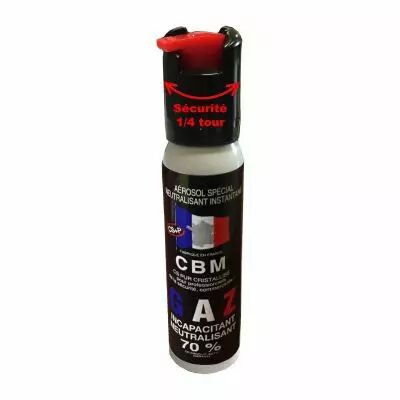 AEROSOL DE DEFENSE ANTI AGRESSION GAZ CS 25ML SECURISE