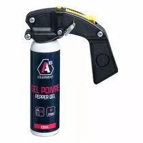 A&eacute;rosol de d&eacute;fense anti-agression Gel Poivre 100ml poign&eacute;e police NF 70%