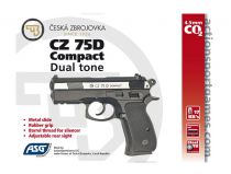 AIRGUN CZ 75 D COMPACT DUAL TONE FULL METAL