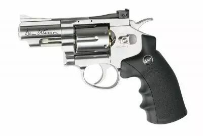 AIRGUN DAN WESSON CO2 2,5\'\' CHROME FULL METAL BBS 4.5