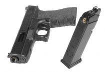 Airsoft G17 Delta Armory P01 Gaz Blowback Noir en mallette