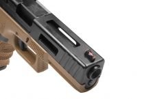 Airsoft G17 Delta Armory P01 Gaz Blowback Tan en mallette