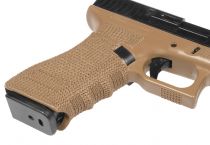 Airsoft G17 Delta Armory P01 Gaz Blowback Tan en mallette