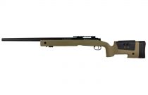 Airsoft Sniper FN SPR A2 Bolt Spring 30 BBS canon métal 1,7 J Tan
