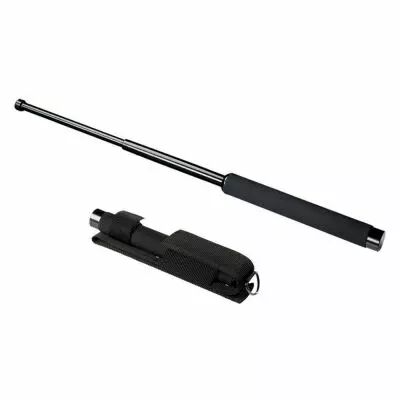 BATON DE DEFENSE TELESCOPIQUE 26\'\' 26-65 CM MANCHE MOUSSE