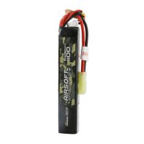 Batterie Li-Po 11.1 V 1100 mAh 25 C Tamiya 1 stick Gens Ace Airsoft
