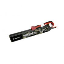 Batterie LI-PO 7.4 V 1300 MAH 25 C T-Dean 2 stick Gens Ace Airsoft 