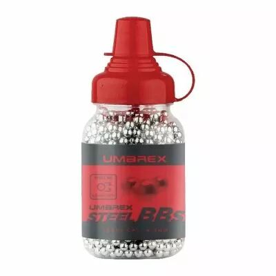 Biberon Umarex 1500 billes acier 4.5 mm 0.35g pour Airgun 