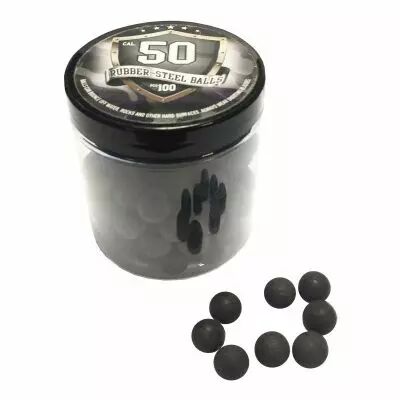 Billes caoutchouc et acier Cal.50 2,5g