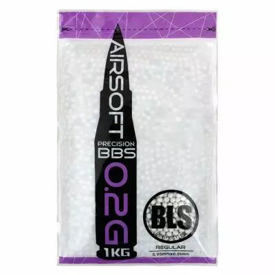Billes de prcision Airsoft BLS 0,20g sachet de 5000 billes