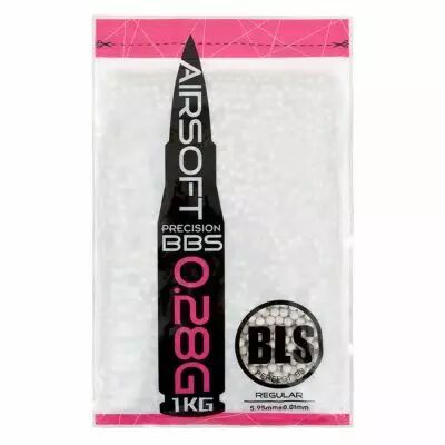 Billes de pr�cision Airsoft BLS 0,28g sachet de 3500 billes