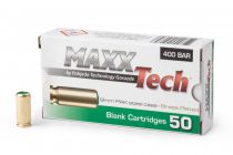 Boite de 50 Cartouches Maxxtech à blanc Cal. 9mm PAK