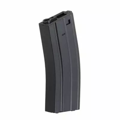 Chargeur Hi-Cap m�tal 320 billes Noir pour type M4 AEG Airsoft