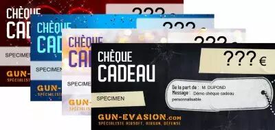 Ch�que cadeau personnalisable