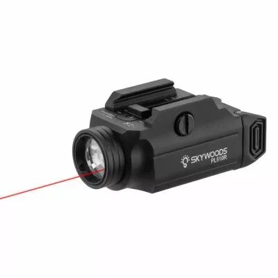 Combo Lampe tactique + laser Skywoods 510 lumens RIS rechargeable
