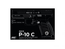 CZ P-10 C OR-OT ASG Airsoft CO2 Blowback Optique Ready Dual Tone Tan et Noir