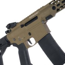 Delta Armory FREYA R15 M-LOK 14\  M-Lok ETU Full Metal AEG Tan