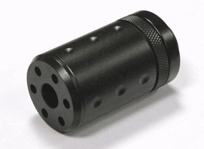 Silencieux Airsoft Métal 14mm Horaire/Anti-Horaire Noir 110mm, ja2307tan  airsoft