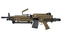 FN M249 PARA Tan AEG détente électronique Nylon Fibre
