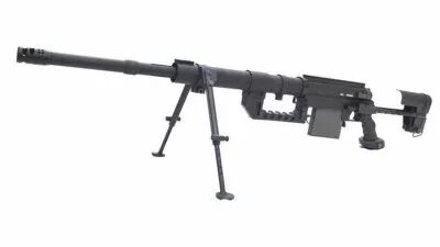 Fusil sniper Airsoft M200 Cheytac S&T Noir avec mallette rigide