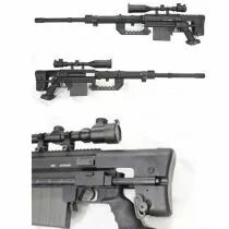 Fusil sniper Airsoft M200 Cheytac S&T Noir avec mallette rigide