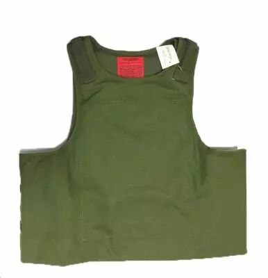 GILET TYPE PARE BALLES OLIVE SANS PLAQUES