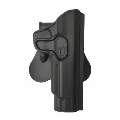 Holster rigide ABS Amomax Droitier Noir pour 1911 Airsoft