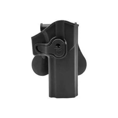 Holster rigide ABS Amomax droitier Noir pour Sig Sauer P320 Full Size