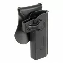 Holster rigide ABS Amomax G2 droitier Noir pour Hi-Capa
