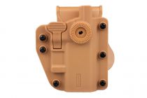 Holster Swiss Arms Polymere ADAPT-X Level 2 ambidextre réglable Coyote