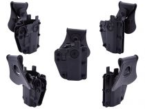 Holster Swiss Arms Polymere ADAPT-X Level 2 ambidextre réglable Noir