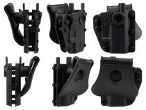 Holster Swiss Arms Polymere ADAPT-X Level 2 ambidextre réglable Noir