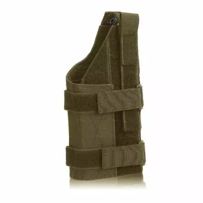 Holster universel nylon fixation MOLLE droitier FDE