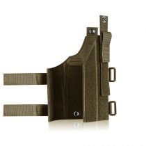 Holster universel nylon fixation MOLLE droitier FDE