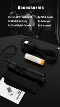 Lampe tactique Skywoods TL1200 Ultra Intense 1200 Lumens