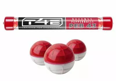Lot de 10 Billes Pepper T4E Cal.43 poivre PEB 43