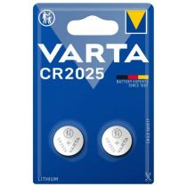 Lot de 2 piles Lithium Varta 3V CR2025