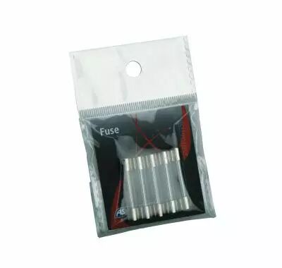 LOT DE 5 FUSIBLES VERRE 25 AMP�RES