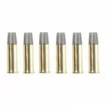 Lot de 6 Douilles ASG pour Revolver Schofield Airgun 4,5 mm BBs