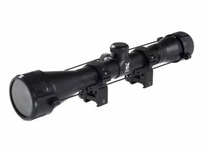 Lunette de vis�e 4x40 Delta Armory noire avec montages 21 mm