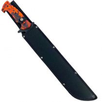 Machette Zombie Killer 52 cm manche orange