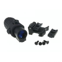 Magnifier G33 X3 JJ AIRSOFT revêtement caoutchouc et montage QD