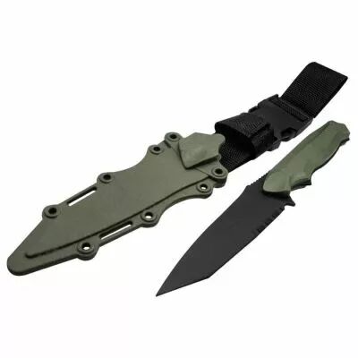 MP Lambo couteau factice entra�nement Vert OD + �tui