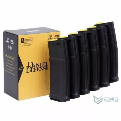 Pack 6 Chargeurs Daniel Defense EMG Mid-Cap 230 Billes M4