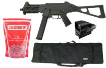 Pack Airsoft AEG UMP45 Double Eagle + Red-Dot + 5000 Billes + Housse