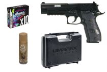 Pack Airsoft Navy Pistol XXL Co2 Blowback + Mallette + 10 CO2 + Lubrifiant