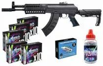Pack Carabine Crosman AK1 full auto + Billes 4,5 + 5 CO2 Lub + 50 CO2