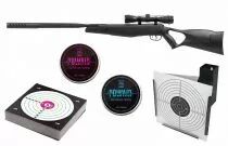 Pack Carabine Crosman F4 + Cibles + Porte cible + 2 boites plombs