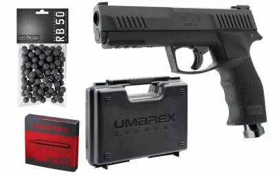Pack d�fense pr�t � tirer Pistolet CO2 Walther T4E TP50 (HDP50) 13 Joules Cal.50