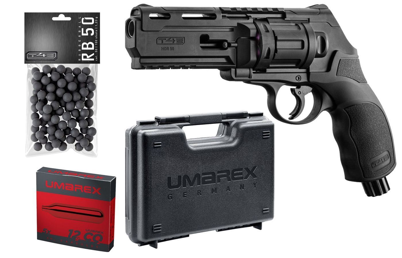 Umarex HDR Revolver Pistol T4E TR50 .50 Caliber Defender Package
